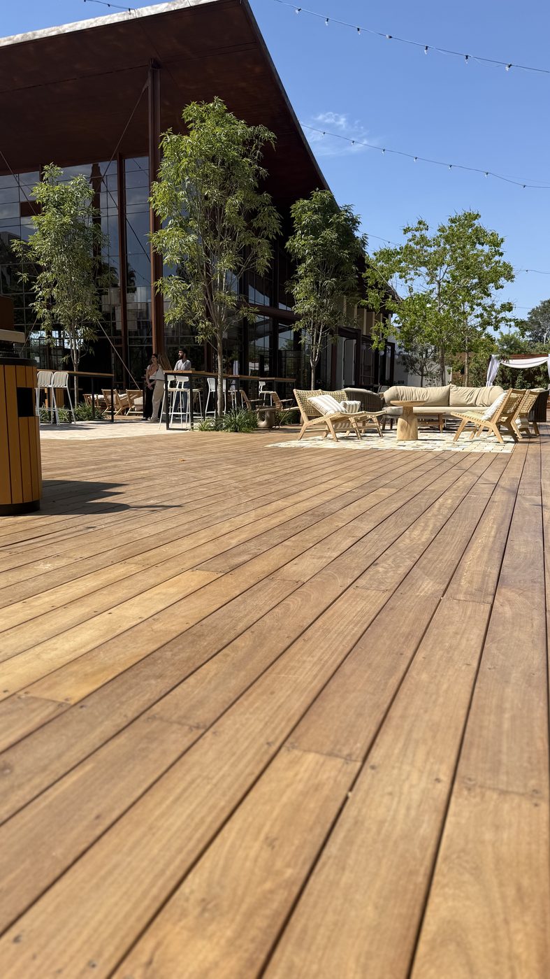 Outdoor deck project